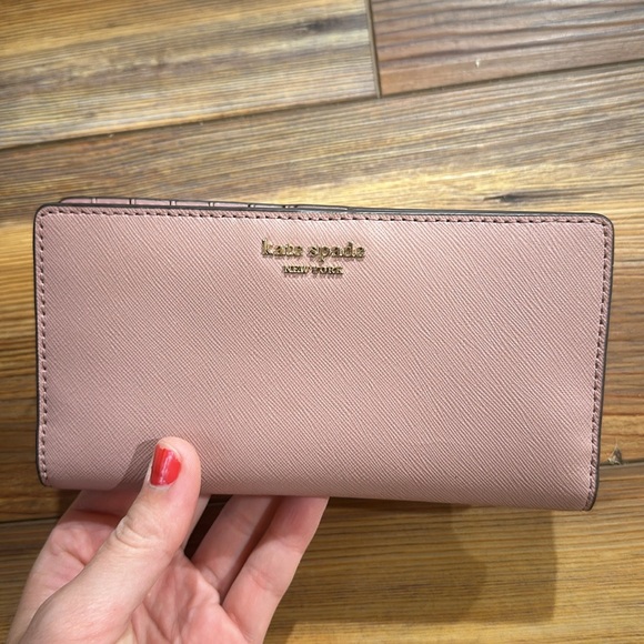 Kate Spade light pink/mauve wallet - Picture 4 of 4